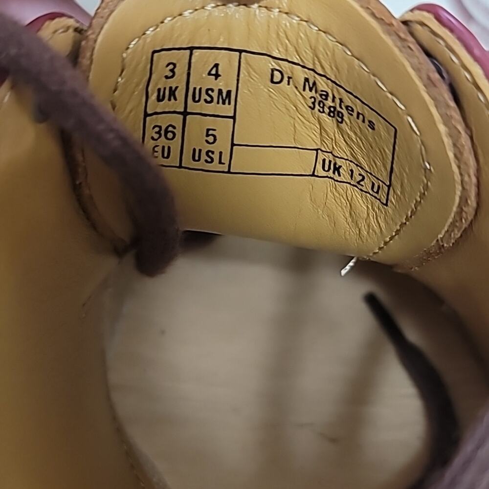 NIB Dr. Martens Vintage 3989 Oxblood Oxfords - Made in England! - Picture 10 of 10